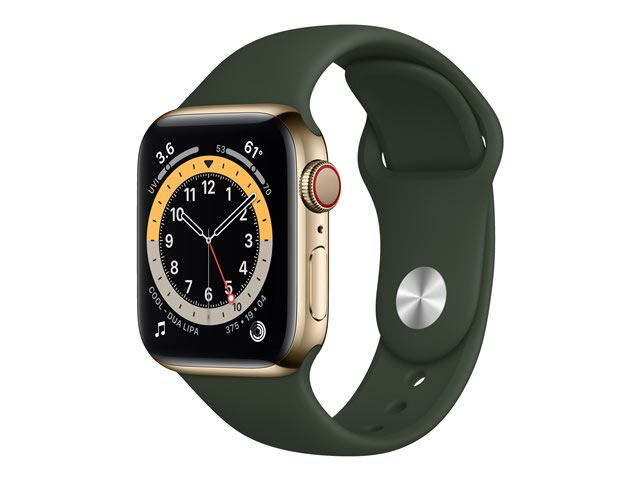 Apple Watch S6 Gps Acero Oro C Sport Verde